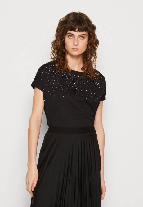 T-Shirt mit Aufdruck schwarz Anna Field V0FT358 Frauen