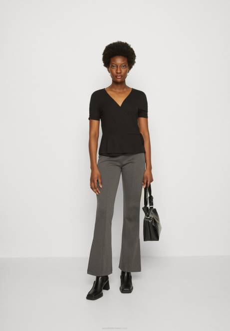 T-Shirt mit Aufdruck schwarz Anna Field V0FT361 Frauen