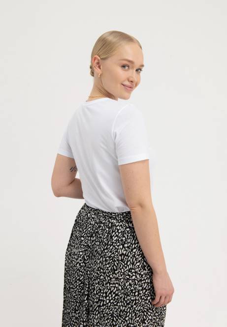 T-Shirt mit Aufdruck weiß Anna Field V0FT239 Frauen