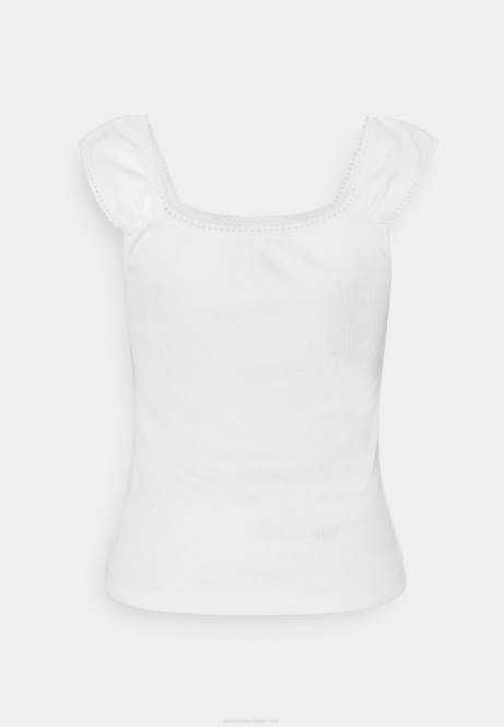 T-Shirt mit Aufdruck weiß Anna Field V0FT258 Frauen