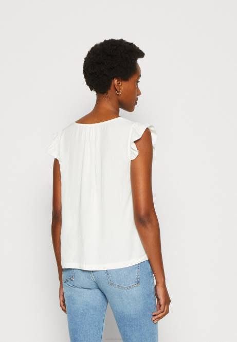 T-Shirt mit Aufdruck weiß Anna Field V0FT265 Frauen