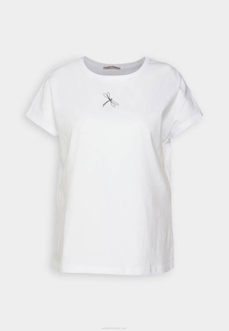 T-Shirt mit Aufdruck weiß Anna Field V0FT299 Frauen