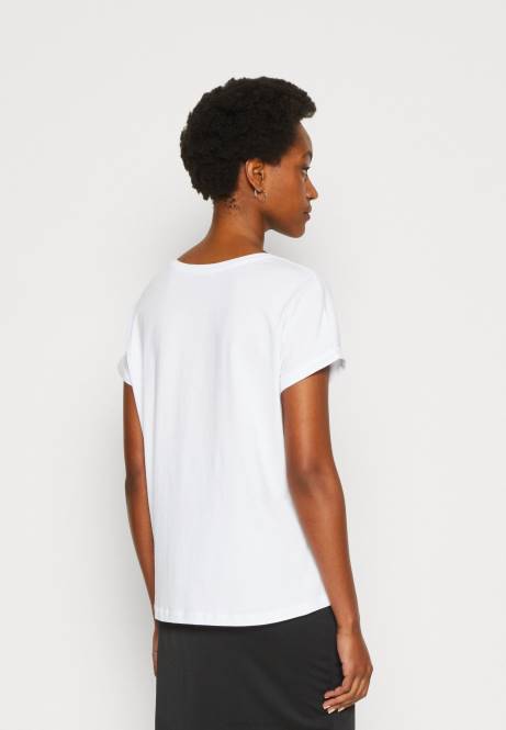 T-Shirt mit Aufdruck weiß Anna Field V0FT333 Frauen
