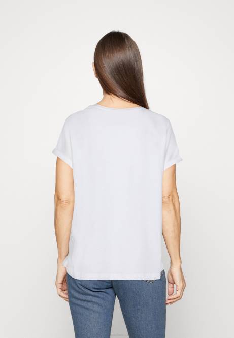 T-Shirt mit Aufdruck weiß Anna Field V0FT367 Frauen