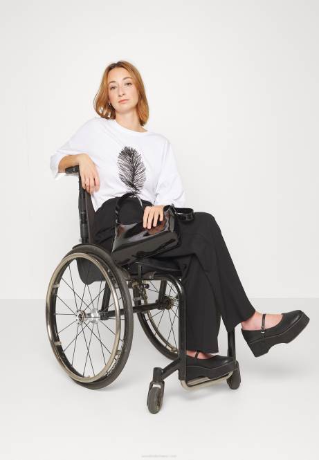 T-Shirt mit Aufdruck weiß Anna Field V0FT371 Frauen