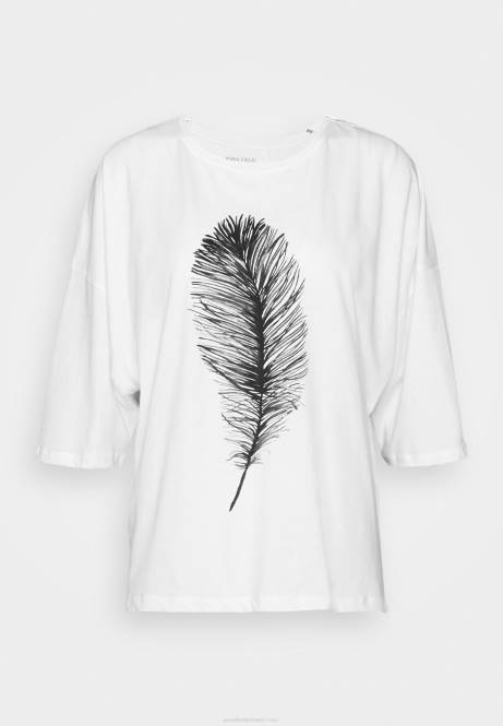 T-Shirt mit Aufdruck weiß Anna Field V0FT371 Frauen