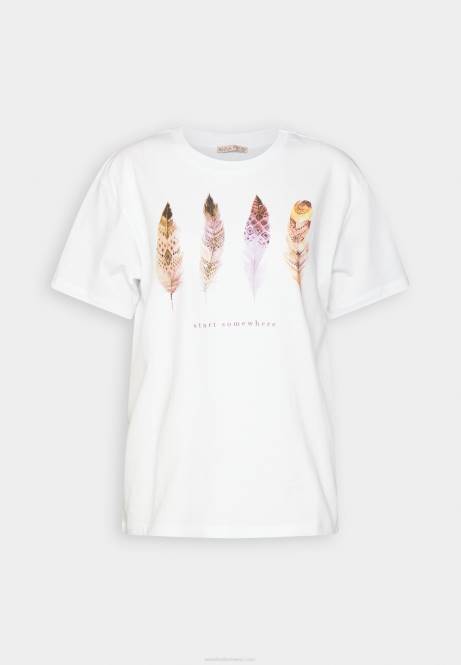 T-Shirt mit Aufdruck weiß Anna Field V0FT372 Frauen