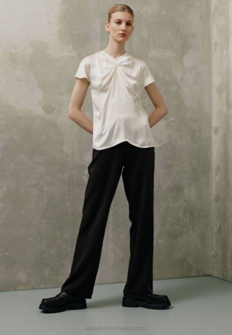 T-Shirt mit Print in gebrochenem Weiß Anna Field V0FT346 Frauen