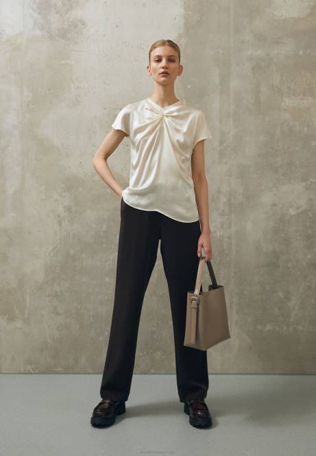 T-Shirt mit Print in gebrochenem Weiß Anna Field V0FT346 Frauen