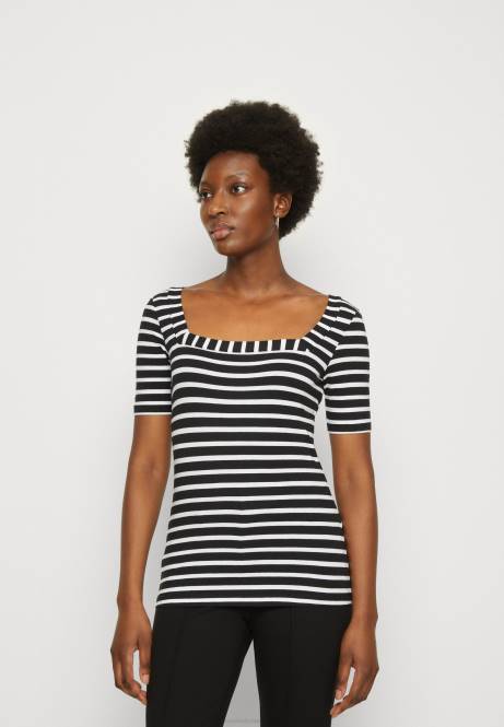 T-Shirt mit Print schwarz/weiß Anna Field V0FT298 Frauen