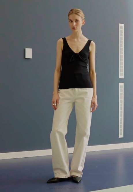 oben schwarz Anna Field V0FT400 Frauen