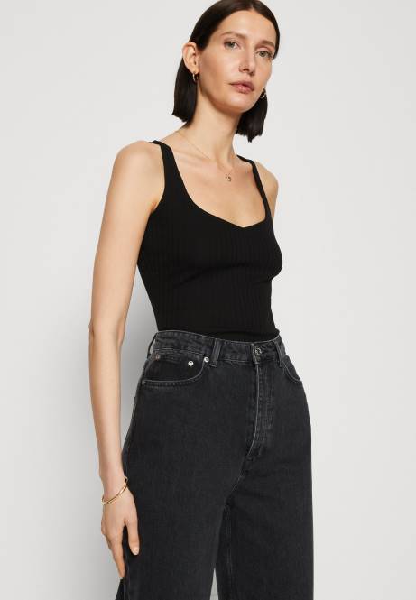 oben schwarz Anna Field V0FT406 Frauen