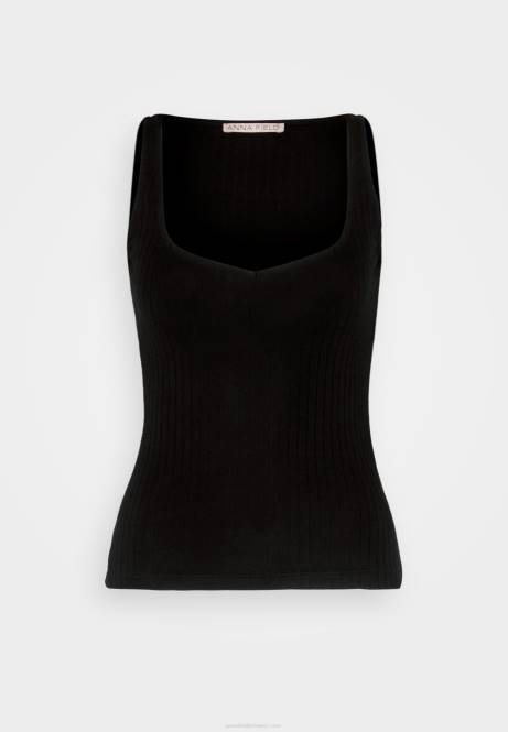 oben schwarz Anna Field V0FT406 Frauen
