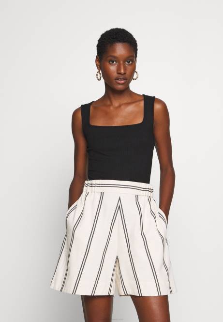 oben schwarz Anna Field V0FT411 Frauen