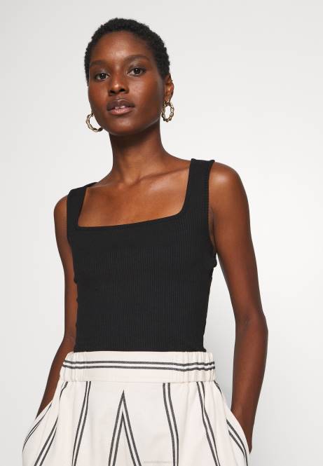 oben schwarz Anna Field V0FT411 Frauen