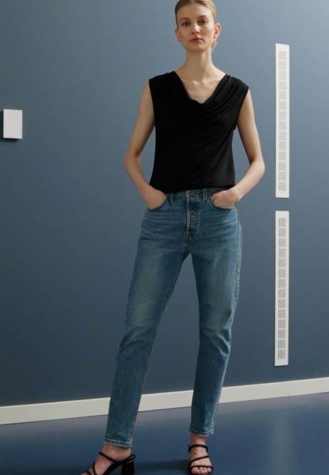 oben schwarz Anna Field V0FT459 Frauen