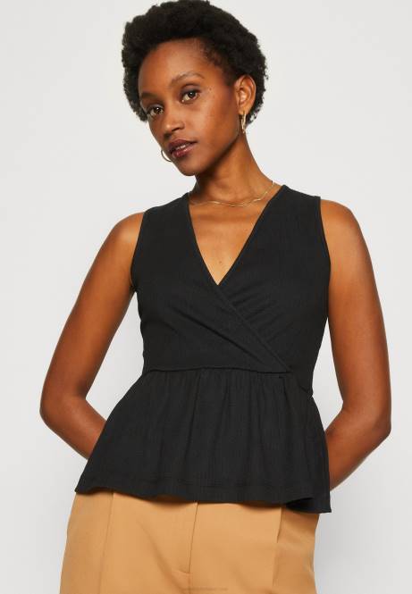 oben schwarz Anna Field V0FT488 Frauen