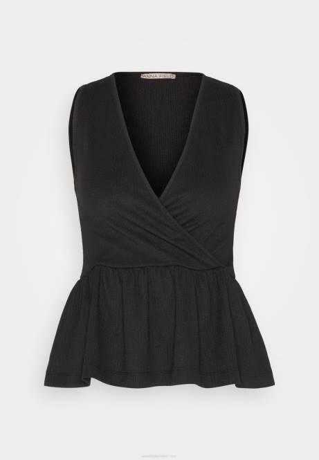 oben schwarz Anna Field V0FT488 Frauen
