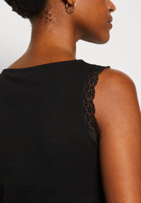 oben schwarz Anna Field V0FT496 Frauen