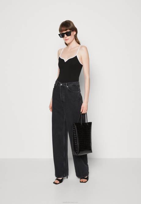 oben schwarz Anna Field V0FT503 Frauen