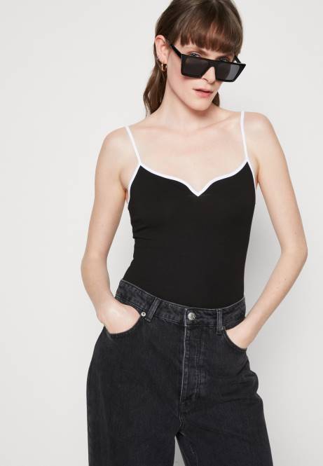 oben schwarz Anna Field V0FT503 Frauen