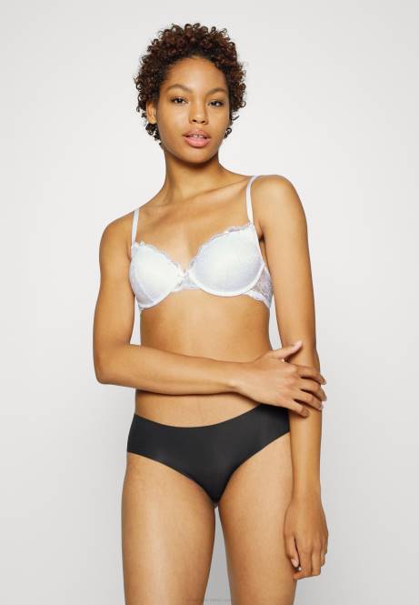 2er-Pack Spitzen-T-Shirt-BH, Bügel-BH, Weiß/Schwarz Anna Field V0FT943 Frauen