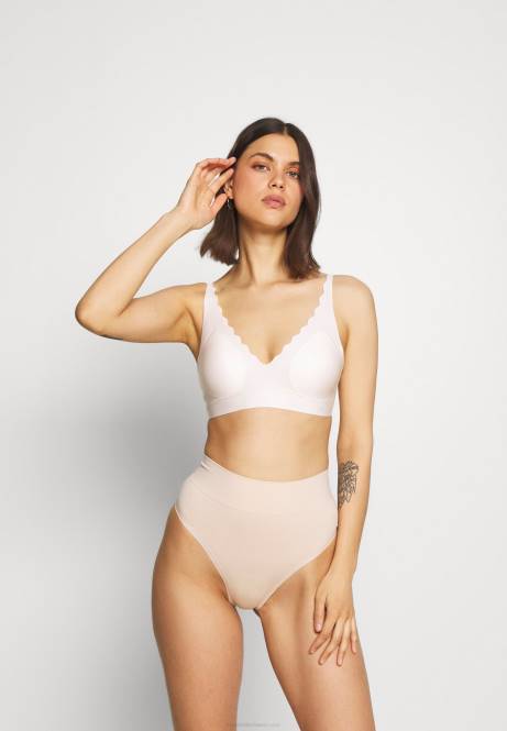 2pp Tanga mit hoher Taille in Beige Anna Field V0FT1015 Frauen