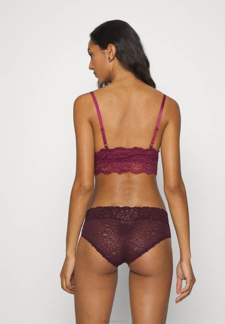 3pp Bralette Bustier Schwarz/Beige/Dunkelrot Anna Field V0FT936 Frauen