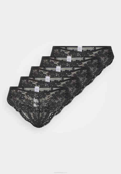 5er-Pack Slips schwarz Anna Field V0FT997 Frauen