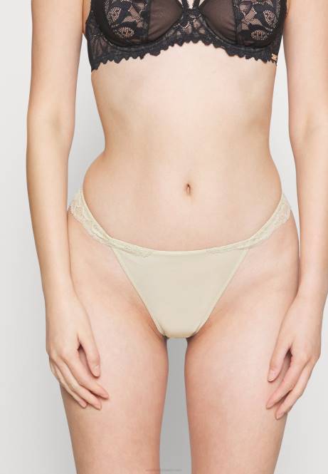 5er-Pack Tangas in Nude/Schwarz Anna Field V0FT1007 Frauen