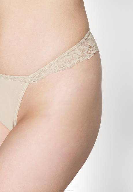 5er-Pack Tangas in Nude/Schwarz Anna Field V0FT1007 Frauen