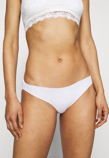 Brasilianischer Slip aus 7-teiliger Baumwolle und Spitze in Rosa/Weiß/Schwarz Anna Field V0FT953 Frauen