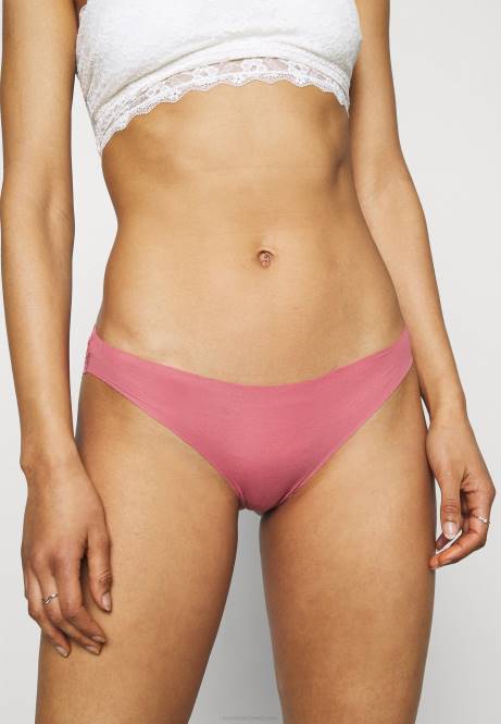 Brasilianischer Slip aus 7-teiliger Baumwolle und Spitze in Rosa/Weiß/Schwarz Anna Field V0FT953 Frauen