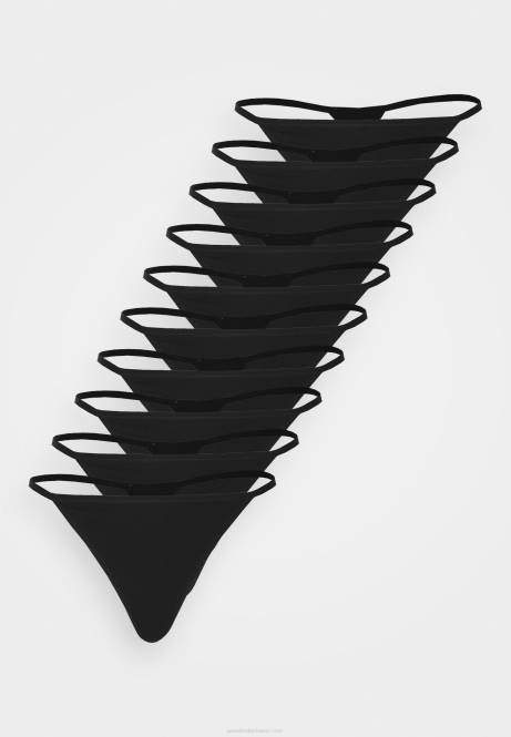 Cody 10pp Baumwolle Tanga Tanga schwarz Anna Field V0FT986 Frauen