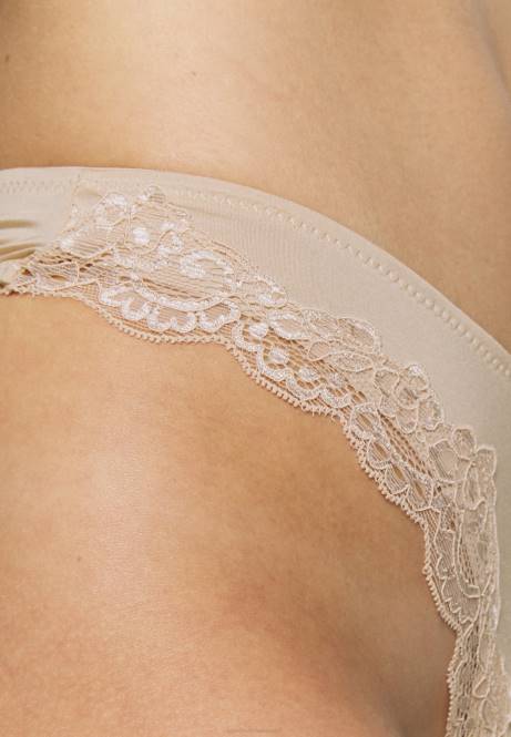 Samira 7pp Tanga Spitze Micro Tanga Schwarz/Weiß/Hellbraun Anna Field V0FT983 Frauen