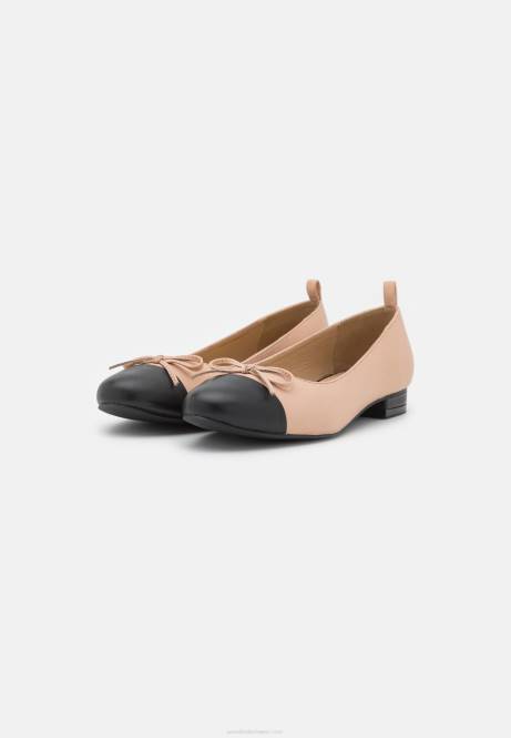 Ballerinas aus Leder in Beige Anna Field V0FT2073 Frauen