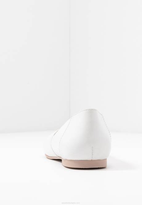 Ballerinas aus Leder in Weiß Anna Field V0FT2135 Frauen