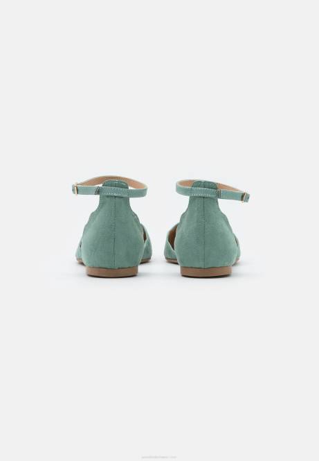 Ballerinas mit Knöchelriemen, Minze Anna Field V0FT2161 Frauen