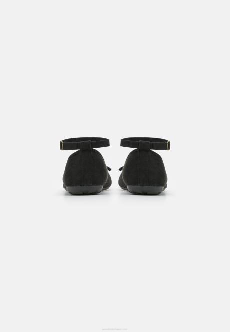 Ballerinas mit Knöchelriemen in Schwarz Anna Field V0FT2157 Frauen