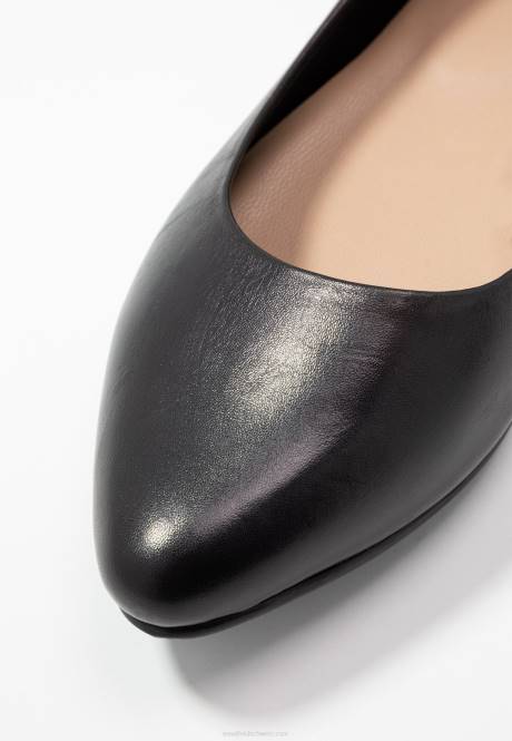 Lederballerinas schwarz Anna Field V0FT2077 Frauen
