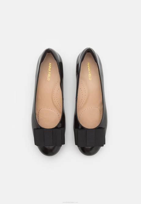 Lederballerinas schwarz Anna Field V0FT2112 Frauen