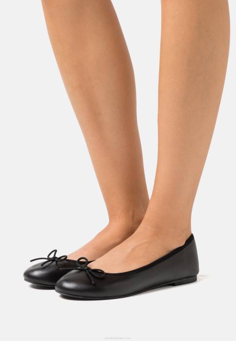 Lederballerinas schwarz Anna Field V0FT2113 Frauen