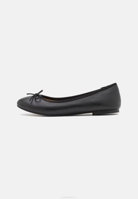 Lederballerinas schwarz Anna Field V0FT2113 Frauen