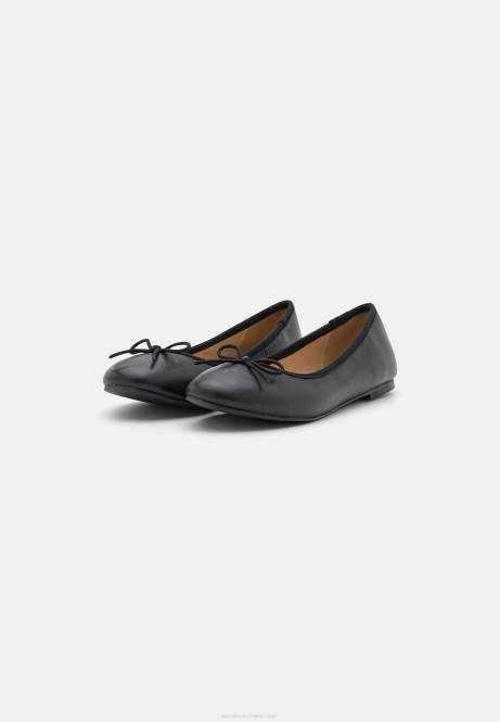 Lederballerinas schwarz Anna Field V0FT2113 Frauen
