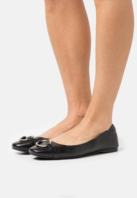 Lederballerinas schwarz Anna Field V0FT2145 Frauen