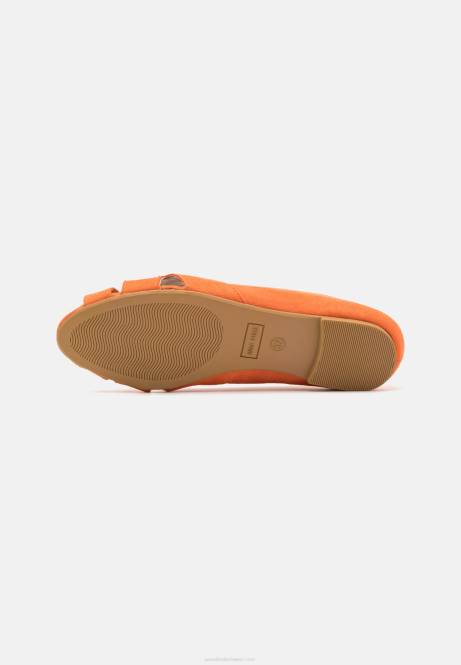 Peeptoe-Ballerinas orange Anna Field V0FT2153 Frauen