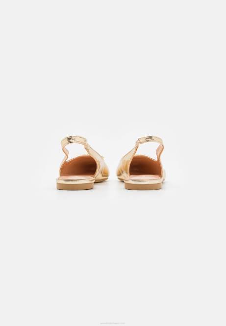 Slingback-Ballerinas Gold Anna Field V0FT2185 Frauen