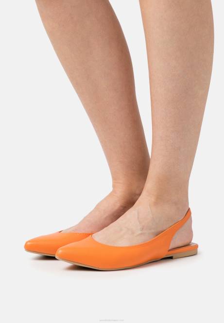 Slingback-Ballerinas Orange Anna Field V0FT2184 Frauen