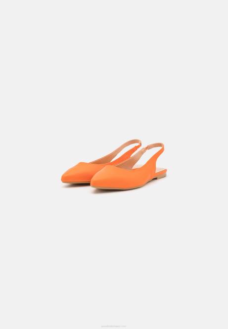 Slingback-Ballerinas Orange Anna Field V0FT2184 Frauen