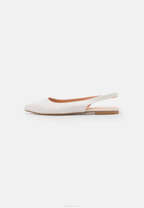Slingback-Ballerinas weiß Anna Field V0FT2181 Frauen